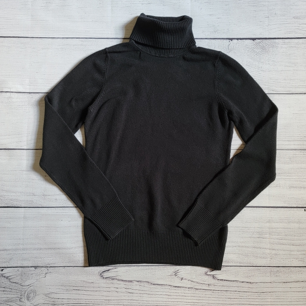 French Connection Turtleneck Black Size Medium